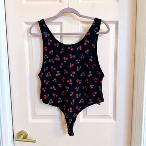 ASOS cherry print bodysuit